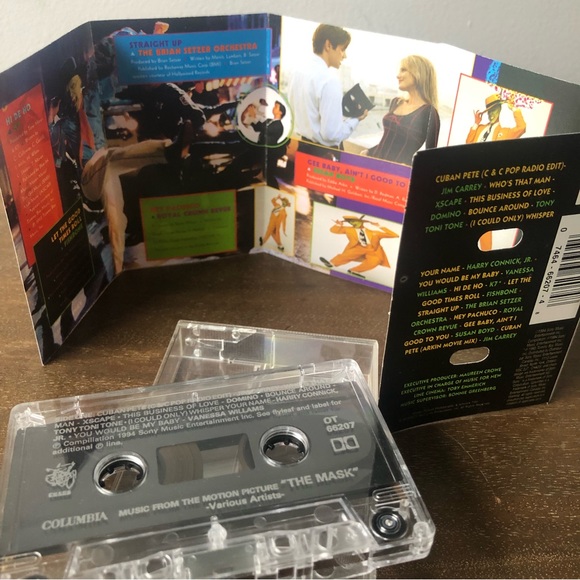 The Mask movie soundtrack vintage cassette tape - Picture 4 of 7